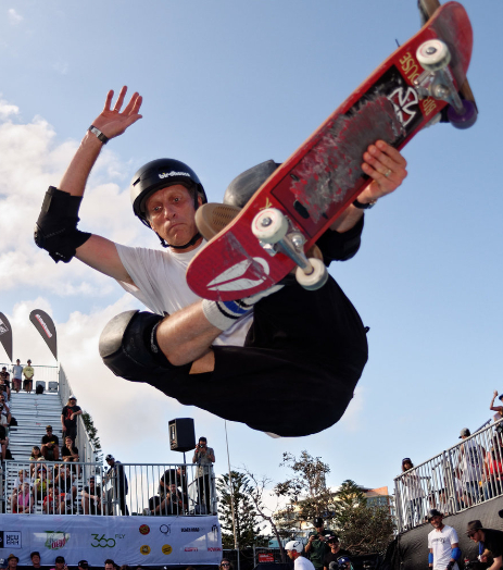 Скейтборд-протест против Игр